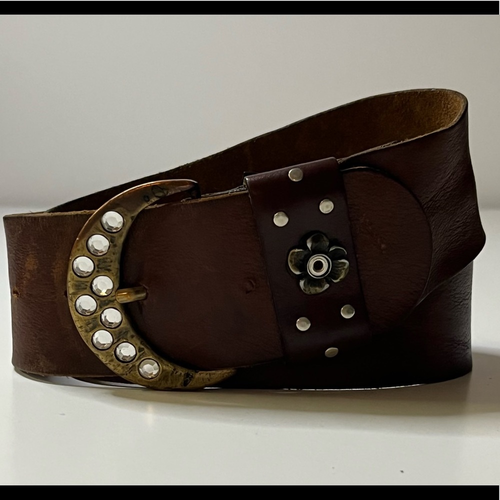 Diesel leather belt